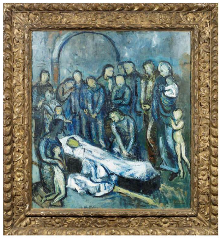 L'Enterrement de Casagemas, Pablo Picasso, 1901